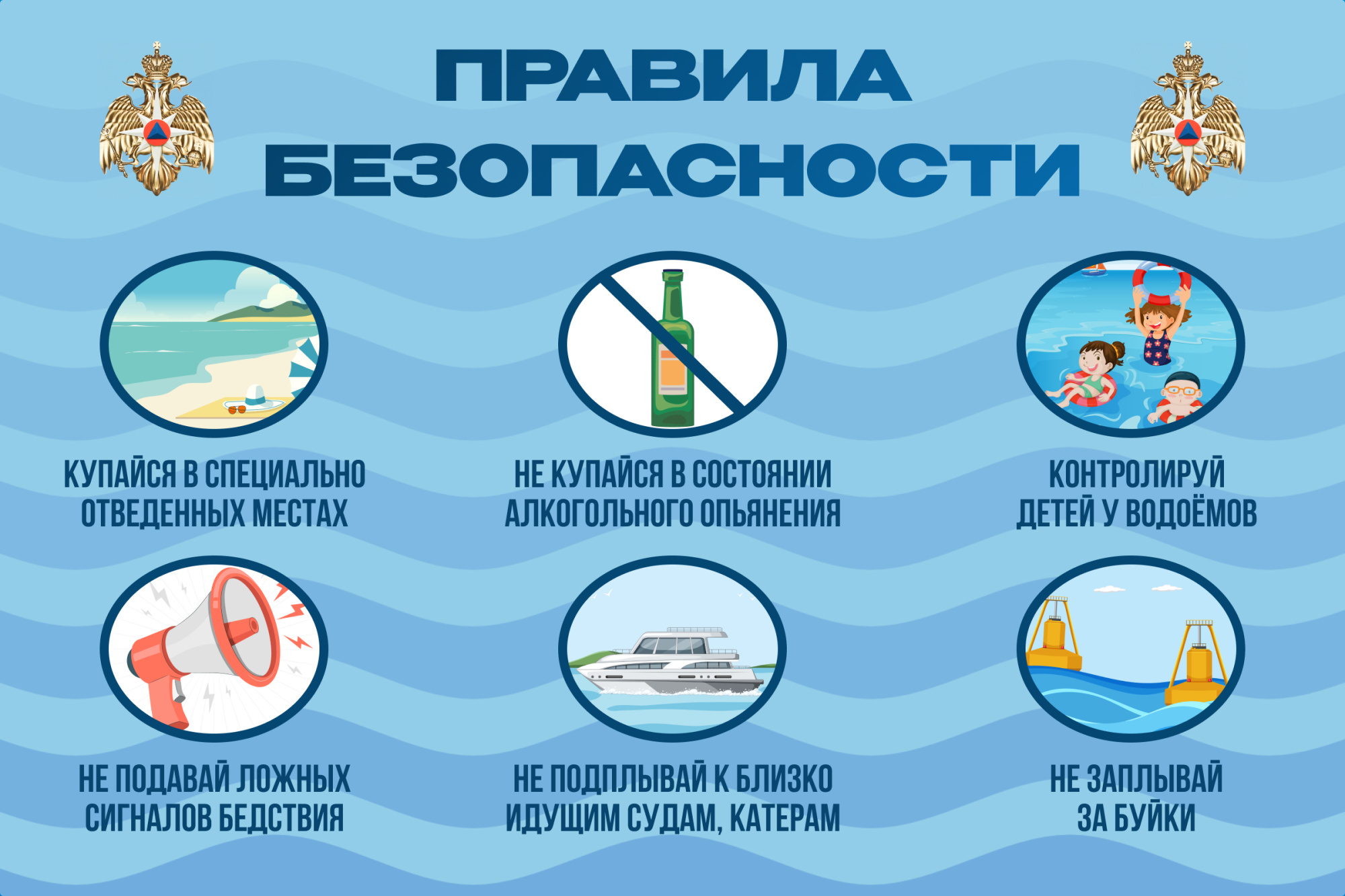 Правила безoпасности у воды.